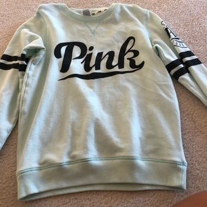 Pink crewneck sweatshirt